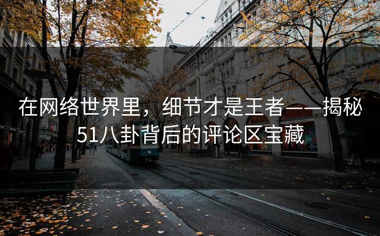 在网络世界里，细节才是王者——揭秘51八卦背后的评论区宝藏